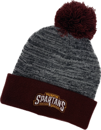 Turpin Maroon PomPom Beanie